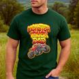 Monster Truck Dad Hot Red Graffiti Style Men's Casual T-Shirt Forest Monster Truck Dad Hot Red Graffiti Style Men's Casual T-Shirt Forest
