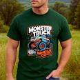 Monster Truck Dad Wheelie Cool Like Normal Dad Men's Casual T-Shirt Forest