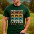 In My Monster Trucks Dad Era Matching Family Truck Lovers Men's Casual T-Shirt Forest
