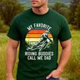 Motorcycle Dad Dirt Bike Shirt Motocross Riding Buddies Men's Casual T-Shirt Forest