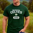 NBA Boston Celtics Dad Arched Team Logo Men's Casual T-Shirt Forest