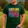 Nephew Niece My Aunt Is Cooler Than My Dad Men's Casual T-Shirt Forest