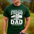 Not The Stepdad Dad That Stepped Up Fathers Day 2025 Men's Casual T-Shirt Forest