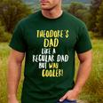 Theodore's Dad Text Men Boys Men's Casual T-Shirt Forest