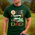 One Happy Dad Camper 1st Birthday Boy Camping Bear Men's Casual T-Shirt Forest