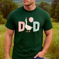 One Silly Goose Dad 1st First Birthday Family Matching Party Men's Casual T-Shirt Forest
