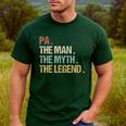 Pa The Man Myth Legend Shirt Father Dad Men's Casual T-Shirt Forest
