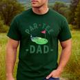 The Par Tee Dad Hole In One Golf Parents Matching Family Men's Casual T-Shirt Forest