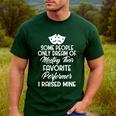 For Parents Of Actors And Actresses Drama Mom And Dad Men's Casual T-Shirt Forest