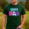 Parents Mom Spider Dad Matching Family Birthday Men's Casual T-Shirt Forest