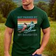 Got Passed By My Daughter Skiing Dad Men's Casual T-Shirt Forest