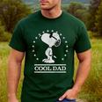 Peanuts Snoopy Cool Dad Men's Casual T-Shirt Forest