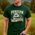 Persian Cat Dad Persian Cats Persian Cat Lover Men's Casual T-Shirt Forest Persian Cat Dad Persian Cats Persian Cat Lover Men's Casual T-Shirt Forest