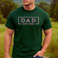 Pink Dad Est 2026 Logo Father 2026 Loading New Dad 2026 Men's Casual T-Shirt Forest