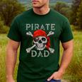 Pirate Dad Shirt Jolly Roger Crossbones Skull Halloween Men's Casual T-Shirt Forest Pirate Dad Shirt Jolly Roger Crossbones Skull Halloween Men's Casual T-Shirt Forest