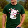 Pitbull Love Pitbull Moms Dads Men's Casual T-Shirt Forest Pitbull Love Pitbull Moms Dads Men's Casual T-Shirt Forest