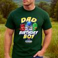 PJ Masks Group Shot Dad Of The Birthday Boy Logo Men's Casual T-Shirt Forest
