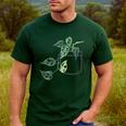 Plant Dad Plant Mom Grow Monstera Adansonii Urban Gardener Men's Casual T-Shirt Forest