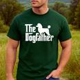 Poodle The Dogfather Cool Dog Daddy Dad Papa Father Men Kids Men's Casual T-Shirt Forest