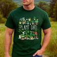 Potted Plant Dad Men's Casual T-Shirt Forest