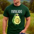 Pregnancy Announcement Shirts Men Dad Papacado Men's Casual T-Shirt Forest