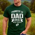 Promoted To Dad Again Est 2026 Pregnancy Announcement Men's Casual T-Shirt Forest