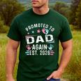 Promoted To Dad Again Est 2026 Vintage Dad Men's Casual T-Shirt Forest Promoted To Dad Again Est 2026 Vintage Dad Men's Casual T-Shirt Forest