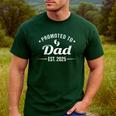 Promoted To Dad EST 2025 Soon To Be Dad Men's Casual T-Shirt Forest Promoted To Dad EST 2025 Soon To Be Dad Men's Casual T-Shirt Forest
