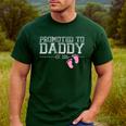Promoted To Daddy Est 2026 Shirt New Daddy New Dad Men's Casual T-Shirt Forest