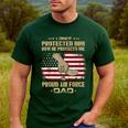 Now He Protects Me USAF Dad Proud Air Force Dad T-Shirt Men's Casual T-Shirt Forest Now He Protects Me USAF Dad Proud Air Force Dad T-Shirt Men's Casual T-Shirt Forest
