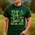 Proud Dad Of a Cookie Dealer Scout Troop Cookie Dealer Girls Men's Casual T-Shirt Forest Proud Dad Of a Cookie Dealer Scout Troop Cookie Dealer Girls Men's Casual T-Shirt Forest
