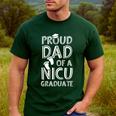Proud Dad NICU Graduate Newborn Nurse Men's Casual T-Shirt Forest Proud Dad NICU Graduate Newborn Nurse Men's Casual T-Shirt Forest