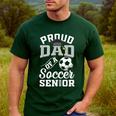 Proud Dad Of a Soccer Senior Class Of 2026 Graduation Men's Casual T-Shirt Forest