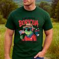 Puerto Rican Dad Idea For Men & Papá Boricua Coqui Frog Men's Casual T-Shirt Forest