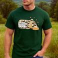 Pug Anti Depressant Mom Dad Kids Men's Casual T-Shirt Forest