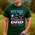Putters Or Pearls Dad Loves You Gender Reveal Family Men's Casual T-Shirt Forest