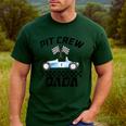 Race Car Racing Family Dada Pit Crew Birthday Party Men's Casual T-Shirt Forest