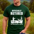Retirement 2025 Retire Deer Hunting Retired For Dad Men's Casual T-Shirt Forest