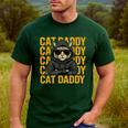 Retro Cat Daddy Style Animal For Men Women Kid Boy Girl Men's Casual T-Shirt Forest