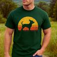 Retro Chihuahua Men Women Dog Mom Dad Chihuahua Men's Casual T-Shirt Forest