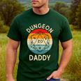 Retro Dungeon Daddy Fathers Day Men's Casual T-Shirt Forest