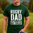 Rugby Dad Shirt Men Fathers Day Rugby Dad Men's Casual T-Shirt Forest