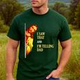 I Saw That I'm Telling Dad Religious Christian Jesus Men's Casual T-Shirt Forest