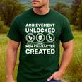 Schwangerschaft Verknden Geschenk Zocker New Character Created Pregnancy Announcement Dad Gamer Men's Casual T-Shirt Forest