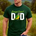 Senegal Parrot Dad Senegal Parrot Owner Senegal Parrot Lover Men's Casual T-Shirt Forest