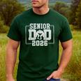 Senior Wrestling Dad 2026 Senior Dad Class Of 2026 Men's Casual T-Shirt Forest Senior Wrestling Dad 2026 Senior Dad Class Of 2026 Men's Casual T-Shirt Forest