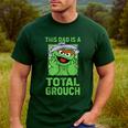 Sesame Street Father's Day Total Grouch Dad Men's Casual T-Shirt Forest