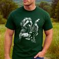 Shih Tzu Dog Playing Electric Guitar Rock Dog Dad Men Women Kids Men's Casual T-Shirt Forest Shih Tzu Dog Playing Electric Guitar Rock Dog Dad Men Women Kids Men's Casual T-Shirt Forest