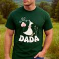 Silly Dada Silly Goose Dad Birthday Family Matching Party Men's Casual T-Shirt Forest