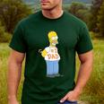 The Simpsons Homer Number 1 Dad Father's Day V2 Men's Casual T-Shirt Forest